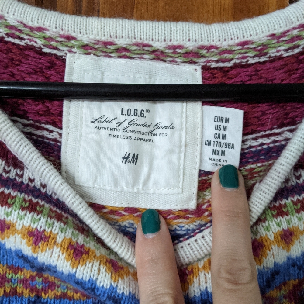 H&M patterned sweater - Picture 2 of 2